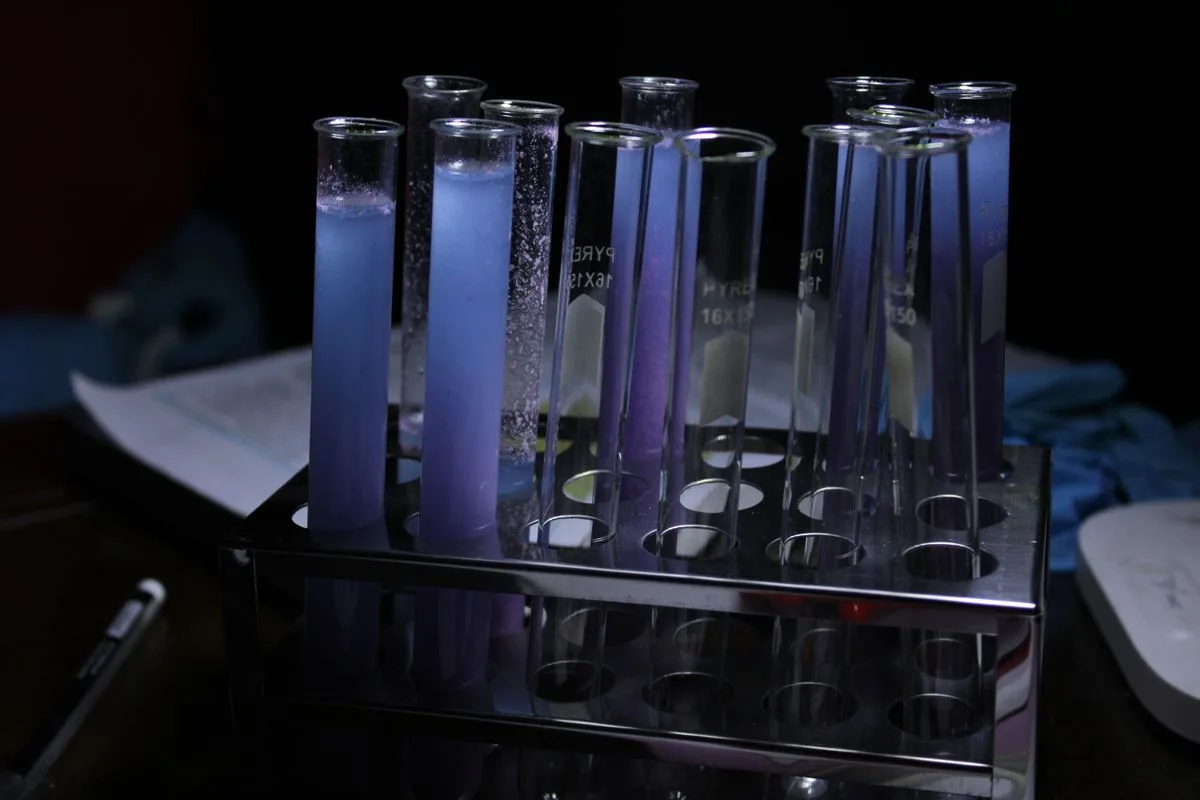 reef tank alkalinity — test tube water